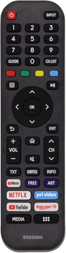 Neue Ersatzfernbedienung Hisense EN2G30H/EN2A30 Fernbedienung für Hisense VIDAA LCD LED 4K UHD Smart TV Mit 4 Shortcut-Tastes