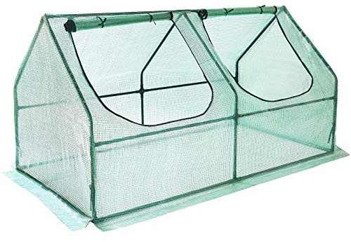 Yorbay Foliengewächshaus 180x90x90 cm mit Belüftungsfenster – Robustes Gewächshaus mit Frostschutz, wasserdicht & uv-beständig – Ganzjähriger Tomaten- & Pflanzenschutz für Garten, Balkon und Terrasse