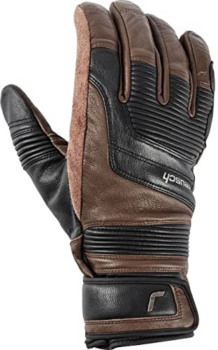 Reusch Motorradhandschuhe lang Motorrad Handschuh Urban Cruiser Lederhandschuh lang braun 9,5, Herren, Lifestyle, Ganzjährig