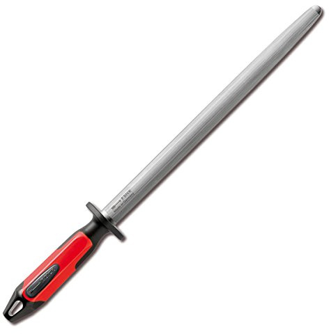 Dick Wetzstahl RegularCut mit 2K Griff rot/schwarz 30 cm oval 73173300-63