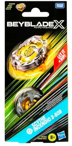 Beyblade X Scythe Incendio 3-80B Kreisel Booster Pack
