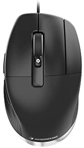 3Dconnexion CadMouse Pro (Ergonomische Maus, optisch, USB, Rechtshänder), Mattschwarz