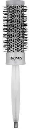 Termix Termix C·Ramic thermische Rundhaarbürste. Keramik-Technologie, die dem Haar zusätzlichen Glanz verleiht und Frizz verhindert. Farbe: Transparent. Durchmesser: 32 cm, 32/47 mm