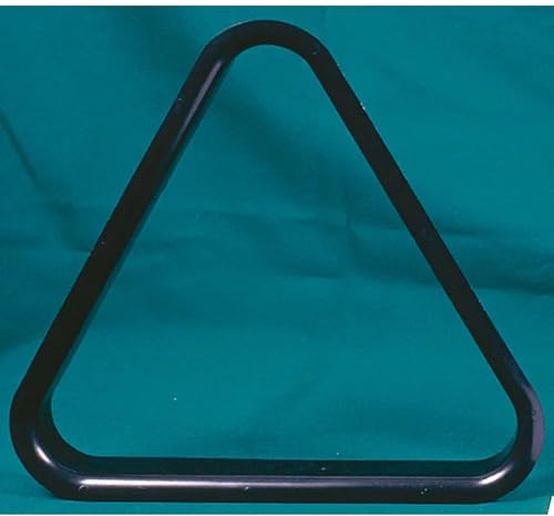 Winsport Billard Triangel aus PVC für 38mm Kugeln, Aufstelldreieck für Billardkugeln, Dreieckiger Rahmen, Billarddreieck, Billard Zubehör