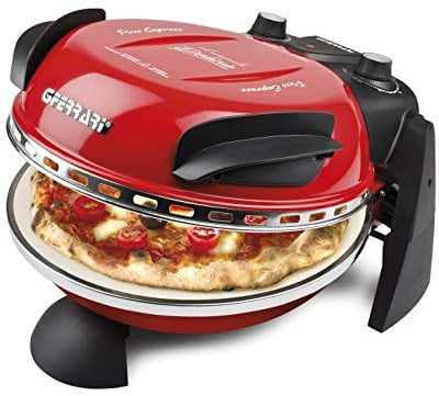 G3 Ferrari G10006 Pizza Äußern Vergnügen, Ofen Pizza, 33.5 x 20 x 35 (L x H x P) cm, 1200 W, 400°C, Rot
