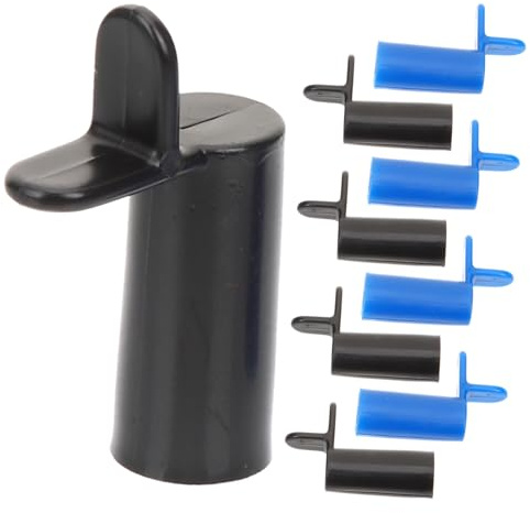 Alipis 10 Stück Billardbrücken aus Kunststoff Schwarz und Blau Verwandelt Queue in Bridge für American Tisch und Queuehalter Poolzubehör für Billardtisch