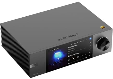Eversolo DMP-A6 Gen 2 HiFi-Musik-Streamer, Wireles Audio-Player, digitaler Musik-Streamer, DAC, Musikdienst & Streaming, DSD512, EOS Audio Engineer, PCM768kHz/32Bit Bluetooth 5.0, Exklusive App