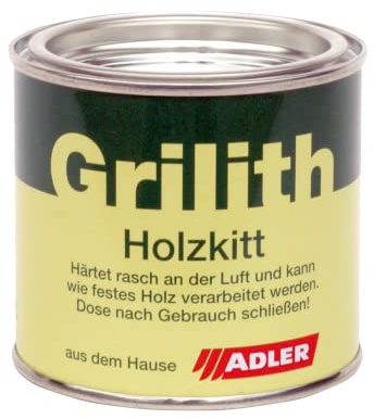 ADLER Grilith Holzkitt Schwarz Spachtelmasse für Reparaturen Innenbereich 100 ml