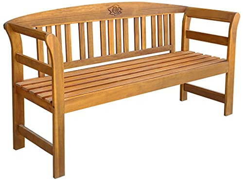 vidaXL Akazienholz Massiv Gartenbank 157cm Holzbank Parkbank Sitzbank Bank