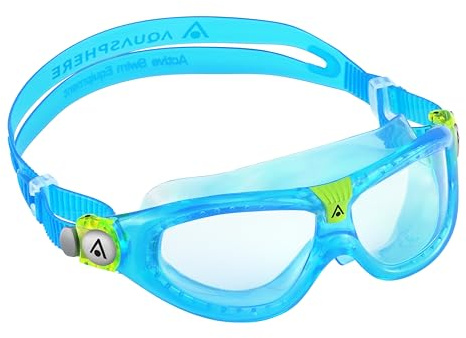 Aquasphere Seal KID - Schwimmbrille, Schwimmbrille für Kinder ab 3 Jahren mit UV-Schutz, Silikondichtung und beschlag und leckagefreien Gläsern für Jungen und Mädchen