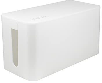 LogiLink KAB0061 - Kabelbox klein (235 x 115 x 120 mm), wei?