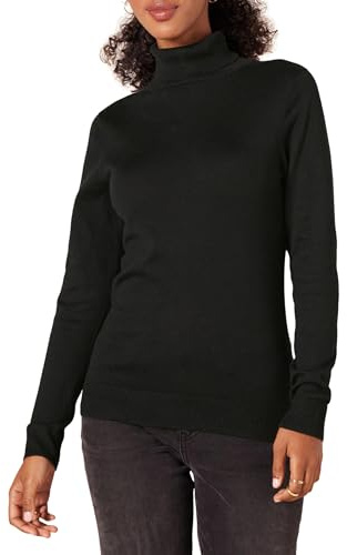 Amazon Essentials Damen Slim Fit Leichter Classic Fit Langarmpullover mit Rundhalsausschnitt