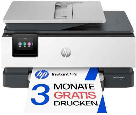 HP OfficeJet Pro 8132e Multifunktionsdrucker, 3 Monate gratis drucken Instant Ink inklusive, Drucker, Scanner, Kopierer, Fax, WLAN, LAN, Duplex, ePrint, Airprint, Basalt