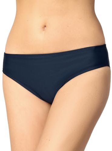 Merry Style Badehose Damen Bikini Slip Bikinihose Bikini Unterteil MSVR1 | Klassischer Schnitt, Textileinsatz vorne, schnelltrocknend, atmungsaktiv, salz- und chlorwasserbeständig, UV-Schutz UPF 50+