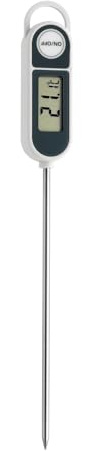 TFA Dostmann Digitales Einstichthermometer, schnell und genau, ideal bei Lebensmittel (Braten, Wein, Babynahrung), auch für Profi-Einsatz ideal, L 25 x B 17 x 235 (245) mm