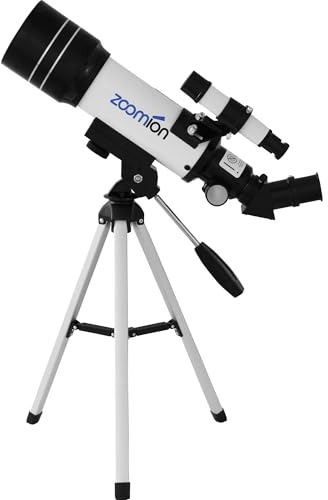 Zoomion Pioneer 70/360 AZ Teleskop | Fernrohr Set für Jugendliche und Erwachsene | mit viel Zubehör | für die Beobachtung von Mond, Tieren und Landschaften