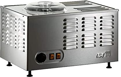 Musso Pola Stella 5030 Home Eiscreme-Maschine | 1,5l Eiscreme in 30min | Italienische Eiscreme-Maschine für Zuhause | Vegane oder zuckerfreie Eiscreme, Gelato, Sorbet, Slush-Eis | Einfach zu benutzen