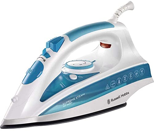 Russell Hobbs Dampfbügeleisen [2600W, 210 g Extra-Dampfstoß] Bügeleisen (300ml Wassertank, Keramik-Bügelsohle, Selbstreinigungs- & Sprühwasserfunktion, Antikalk & Tropfstopp, 70 g/min Dampf) 20562-56