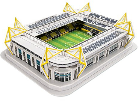 BVB 3D-Stadionpuzzle Signal Iduna Park – 74 Teile | Papp-Steckpuzzle, Maßstab 1:567, ab 3 Jahren, tolles BVB-Geschenk