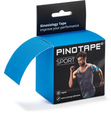 PINOFIT Pinotape Sport kinesiologisches Tape cm x m hautfreundlich, Blau, 5 meter