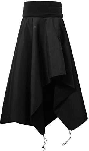 RL24 - Reitrock | atmungsaktiver Thermorock | wasserabweisend & Winddicht | Outdoor Rock für Damen | Warmer Winter Rock aus Fleece | Reitbekleidung Damen | Farbe Black | Größe 40-46