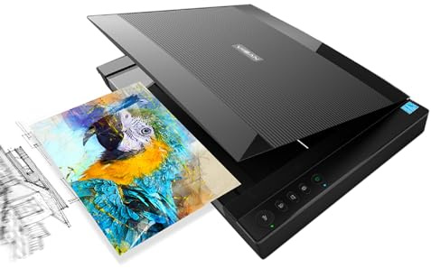 Viisan VF 3240, Flachbettscanner DIN-A3. Max. Auflösung 2400x2400 DPI. Software für Bildbearbeitung und Texterkennung. High-Speed Scannen.