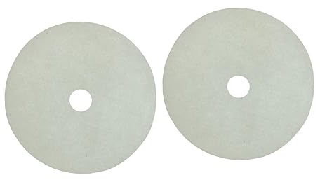Angoily Ersatzfilter mit Einfacher Wartung für Wäschetrockner 2 Stück aus Weißem Vliesmaterial Saugfähiger Flusenfilter und Abluftfilter für Trocknerzubehör
