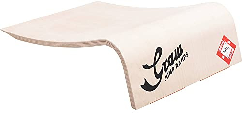 Graw Jump Ramps J15 Sprungrampe - 15 CM Höhe - Für Skateboard, Scooter, Roller, Skates, RC und andere