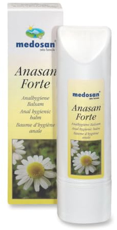 Anasan Forte | Analhygiene | Pflegebalsam | Hämorrhoiden | Fissuren | Analthrombosen | bei wunden Stellen im Intimbereich
