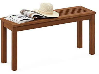 Furinno Tioman Outdoor Bank in Teaköl, Holz, Natur, 30.23 x 99.82 x 46.9 cm, Natürlich