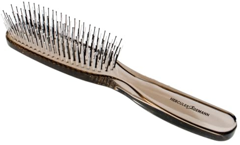 HERCULES SÄGEMANN - Zauberbürste Schlamm | Hochwertige Scalp Brush für sanftes Entwirren ohne Ziepen. Ideal für Damen und Herren, geeignet für nasses und trockenes Haar. | Farbe: Braun