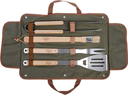 Esschert Design Grillbesteck, grün, 49.8 x 47 x 26, GT37