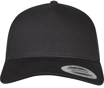 Flexfit Unisex 5-panel Retro Trucker Cap accessoire lifestyle, Schwarz, Einheitsgröße EU