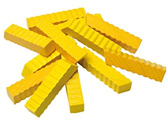 Erzi 19310 Pommes Frites aus Holz, Kaufladenartikel für Kinder, Rollenspiele, Gelb