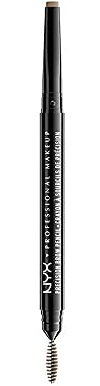 NYX Professional Makeup Augenbrauenstift, Precision Brow Pencil, Beidseitig mit flachem Augenbrauenstift und Bürstchen, Vegane Formel, Farbton: Blonde