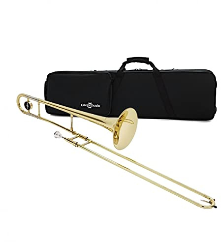 Tenor Bb-Posaune von Gear4music für Anfänger mit Mundstück & Koffer
