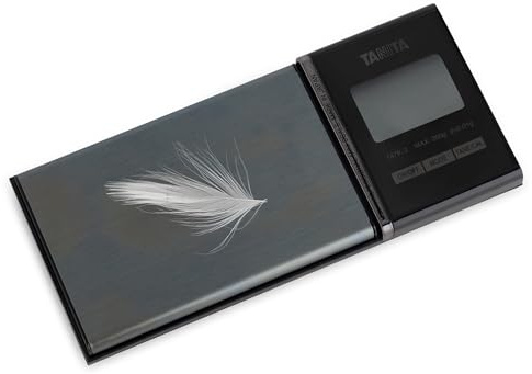 TANITA Professionelle Präzisionswaage für Schmuck und Münzen, Maximale Traglast: 200 g, Genauigkeit: 0,01 g, LCD Display, Schwarz, Inklusive Tasche