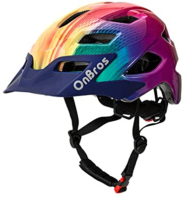 OnBros Kinder Fahrradhelm 5-14 Jahre Fahrradhelm Kinder für Mädchen und Jungen Skater Kinderhelm und Fahrradhelm Kinder für Pedalboard,Kinderfahrradhelm Leicht Einstellbar 50-57CM