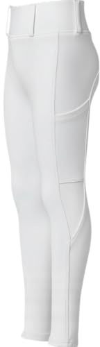 PFIFF Mädchen Selina Leggings, Weiß, 134-140 EU