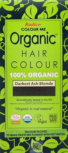 Radico Colour Me Organic Pflanzenhaarfarbe Dunkles Aschblond 100g