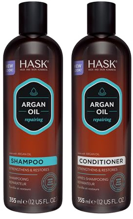 Hask Argan Oil Conditioner Repairing 12oz (2 Pack) by Hask Placenta