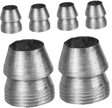BESPORTBLE 6 Stück Eisenkeil für Gartenwerkzeuge mit 8mm Durchmesser Metallkeil für Hammer und Axtstiele Spaltkeile als Montagezubehör für Gartengeräte