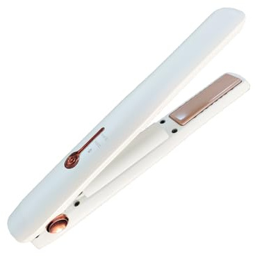 Mini Kabellos Glätteisen, Akku-Haarglätter mit USB-Aufladung, 2-stufige Temperatureinstellung, tragbares Keramik-Glätteisen mit 3000mA Akku, ideal für unterwegs