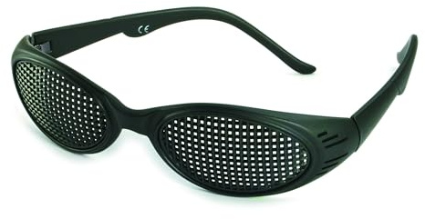 VANLO Rasterbrille 415-KSP quadratischer Raster, schwarz