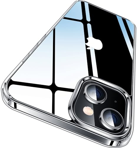 CASEKOO Crystal Clear für iPhone 15 Hülle, [Nie Vergilbung] [Unzerstörbarer Militärschutz] Stoßfeste Kratzfeste Schutzhülle Dünne Handyhülle Transparent Case - Durchsichtig