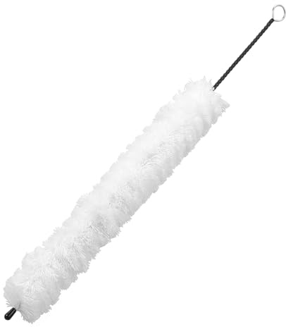 Baumwollkopf Flötenreinigungsbürste 38x2,3x2cm, und Draht