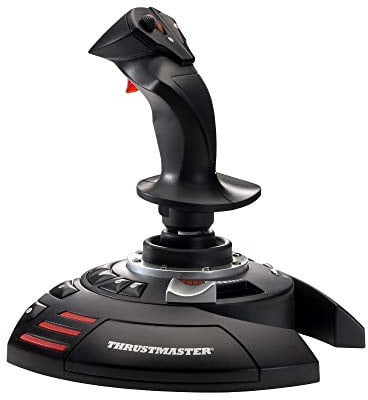 Thrustmaster T.Flight Stick X: Der ultimative Einsteiger-Joystick für PC – Sofort einsatzbereit (Plug & Play) – Ergonomisch mit Drehgriff-Ruder & Schnellfeuer-Trigger – Ideal für Flugsimulatoren