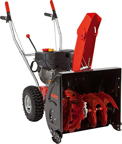 AL-KO Benzinschneefräse 560 II Snowline (4.0 kW, 182 ccm, 56 cm Räumbreite, Einzugshöhe 30 cm, drehbarer Auswurfschacht, Radantrieb mit 5 Vorwärts- und 2 Rückwärtsgängen, Luftbereifung)