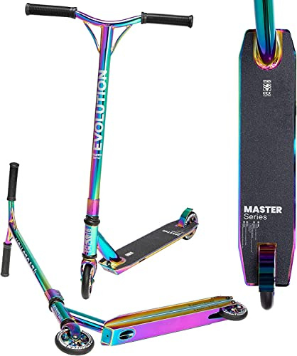 RAVEN Scooter Stunt Tricks Street 360° Roller Kickscooter für Kinder Erwachsene |100mm PU Räder | ABEC-9 Chrome Kugellager | Alufelgen