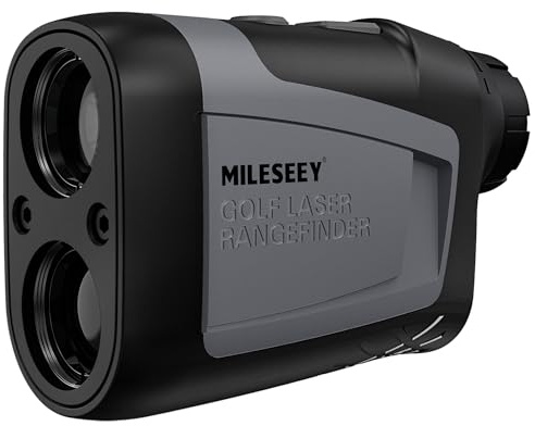 MiLESEEY Golf Entfernungsmesser mit Slope On/Off, 1000M Laser Entfernungsmesser mit Flag-Lock Vibration, Legal für Wettbewerbe, ±0,5M Genauigkeit, 6X Vergrößerung für Golf und Wandern